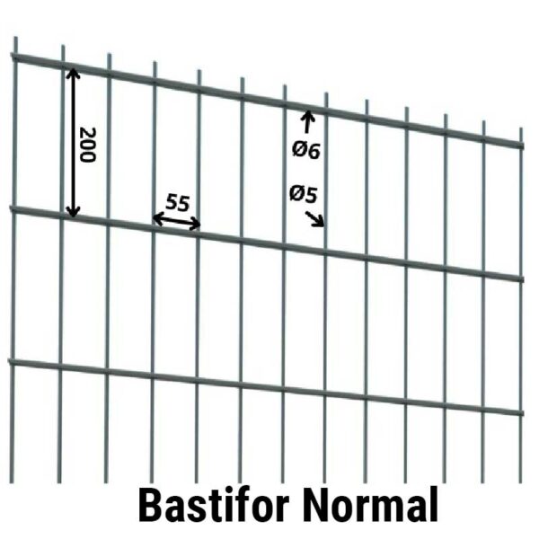 Panneau Bastifor pour clôture rigide