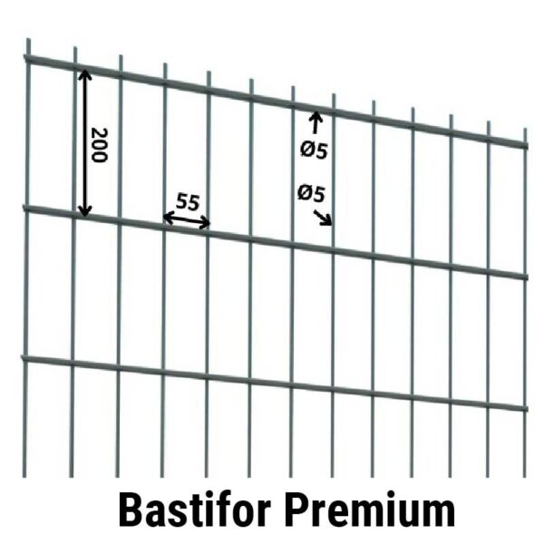 Panneau Bastifor pour clôture rigide