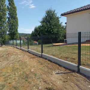 panneau de soubassement hauteur 25cm pour cloture